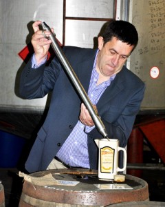 Bottling your own Irish Whiskey at Kilbeggan Distillery
